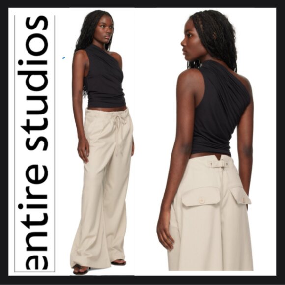 Entire Studios Black Pillar Tank Top - Picture 1 of 2